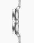Guardian esfera blanca plateada con correa de reloj H-Link plateada